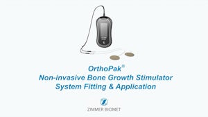 Instructional Fitting Video for Biomet® OrthoPak® Non-invasive Bone Growth Stimulator System
