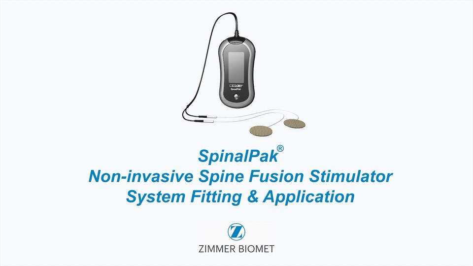 Instructional Fitting Video for Biomet® SpinalPak® Noninvasive Spine